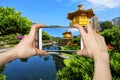 Chi Lin Nunnery in Hong Kong Royalty Free Stock Photo