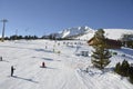 Tourist vacation in the ski resort. Bansko. Bulgaria.