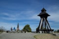 Tourist view of Uppsala cathedral