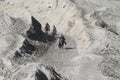 Tourist and a Villager Riding Horse at Mount Bromo