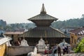 Tourist visit Pashupatinath temple in Kathmandu,Nepal