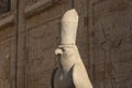 Edfu temple with its hieroglyphics and columns, Egypt. Royalty Free Stock Photo