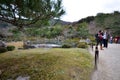 Tourist visit Tenryuji temple on December 09, 2014 in Kyoto Royalty Free Stock Photo