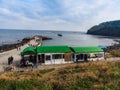 The tourist visited Seongaksan coast, the famous coastal drive w
