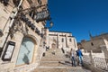 Tourist visiting Burgos medieval city on September 4, 2016 in Burgos, Castilla y Leon , Spain.