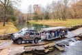 Tourist visiting the Dogwood Canyon Nature Park