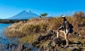 Visit Mt.Fuji Royalty Free Stock Photo