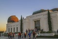 Tourist and visitors at Griffith Observatory