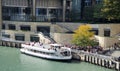 Tour Boat and Cruise Downtown, Chicago, Illinois Royalty Free Stock Photo