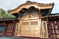 Tourist walking around Ueno Toshogu Golden Shrine