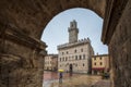 Medieval architecture in Montepulciano, Italy Royalty Free Stock Photo