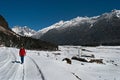 Tourist at Yumthang Valley