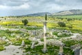 Touristic attraction and Roman archaeological site situated near Meknes. Volubilis, Morocco is a UNESCO World Heritage Royalty Free Stock Photo