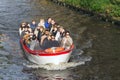 Touristic boat in Bruges, Belgium
