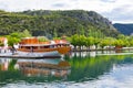 Touristic boat in Skradin, Croatia Royalty Free Stock Photo