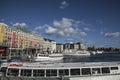 Touristic boats, Stockholm/clouds.