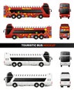 Touristic Bus Mockup Set