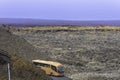 Touristic bus in the Timanfaya