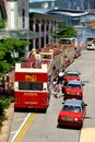 Touristic Buses in Hong Kong Royalty Free Stock Photo