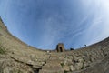 Touristic destination bergama acropolis city ruins unicef Royalty Free Stock Photo