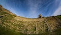 Touristic destination bergama acropolis city ruins unicef Royalty Free Stock Photo