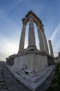 Touristic destination bergama acropolis city ruins unicef Royalty Free Stock Photo