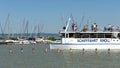 Boat in Rust Port, Neusiedlersee, Burgenland, Austria Royalty Free Stock Photo