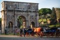 Touristic horse carts in Rome