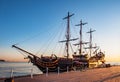 Touristic pirate ship Royalty Free Stock Photo