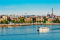 Touristic Pleasure Boat Near Harbour Of Helsinki, Finland Royalty Free Stock Photo