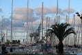 Touristic port of Palermo in Italy