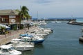 The touristic port of Saint Gilles on La Reunion island, France