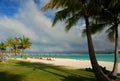 Touristic resort. Bora Bora, French Polynesia Royalty Free Stock Photo