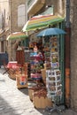 Touristic shop in the city of Pezenas, France