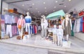 Touristic shops with clothes and accessories at Monastiraki Athens Greece