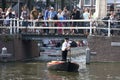 Touristic spectacle in Alkmaar, Holland Royalty Free Stock Photo