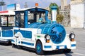 Touristic street bus train for sightseeing Royalty Free Stock Photo
