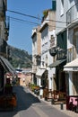 Street in Tossa de Mar, Catalonia, Spain