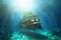 touristic submersible for shipwrecks