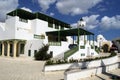 Touristic village in La Goulette cruise terminal in Tunisia