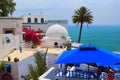 Touristic village Sidi Bou Said. Tunisia.