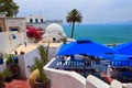 Touristic village Sidi Bou Said. Tunisia. Royalty Free Stock Photo