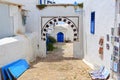 Touristic village Sidi Bou Said. Tunisia. Royalty Free Stock Photo