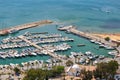 Touristic village Sidi Bou Said. Tunisia.