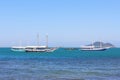 Touristic yachts in sea near island, Buzios, Brazil