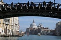 Tourists on the Accademia Bridge Royalty Free Stock Photo