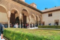 Tourists in the Alhambra, Granada Royalty Free Stock Photo