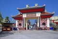 Tourists arrived to tour the Wat Viharnra Sien