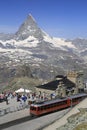 Gornergrat Railway final Station and Matterhorn view, Switzerland