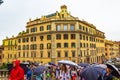 Crowded Capitoline Hill Cordonata Rome Italy